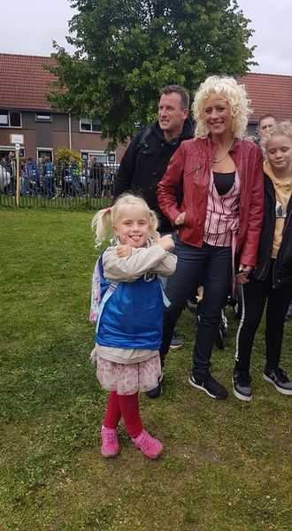Pip, Nieki, Anne Roos en Bas