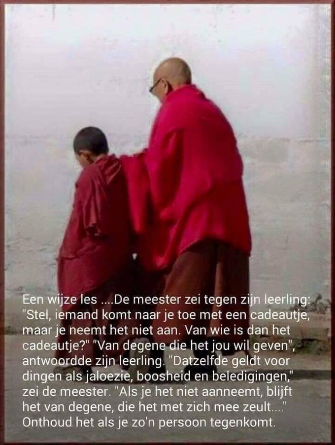 Levenswijsheid nummer 1